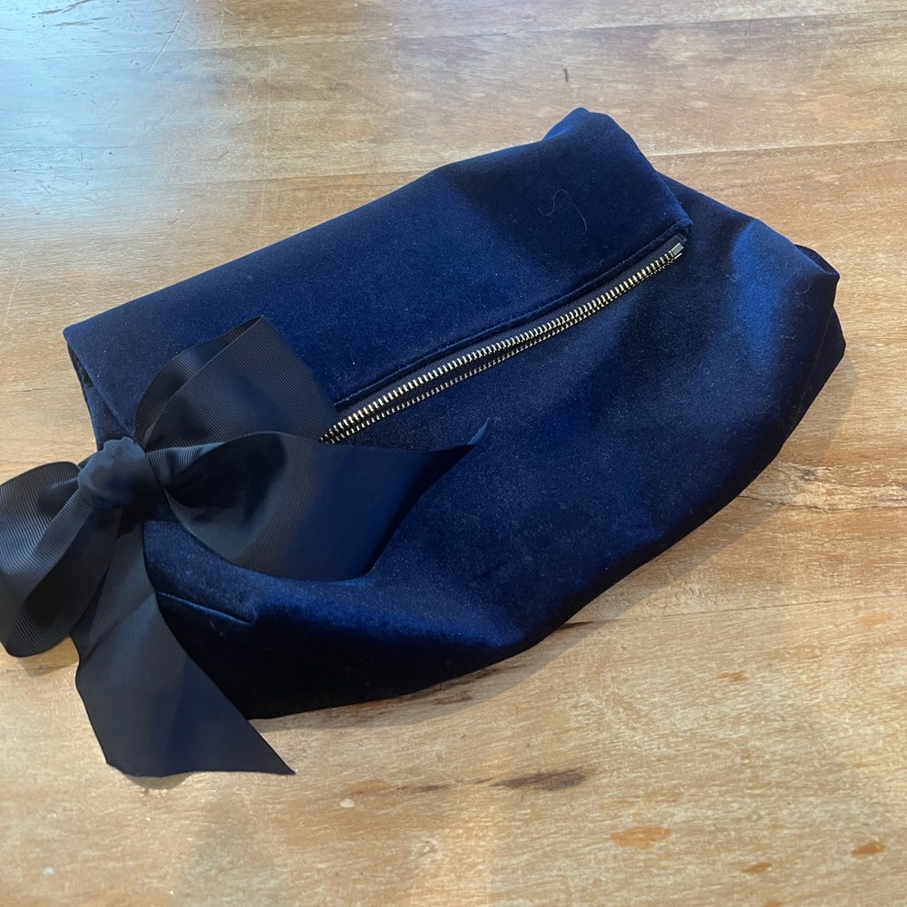 Blue Velvet Ann Taylor Clutch